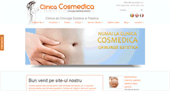 Desktop Screenshot of cosmedica.ro